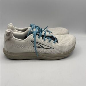 Altra ESCALANTE 4 men’s 9.5 White Running Shoes with Blue Accents S2